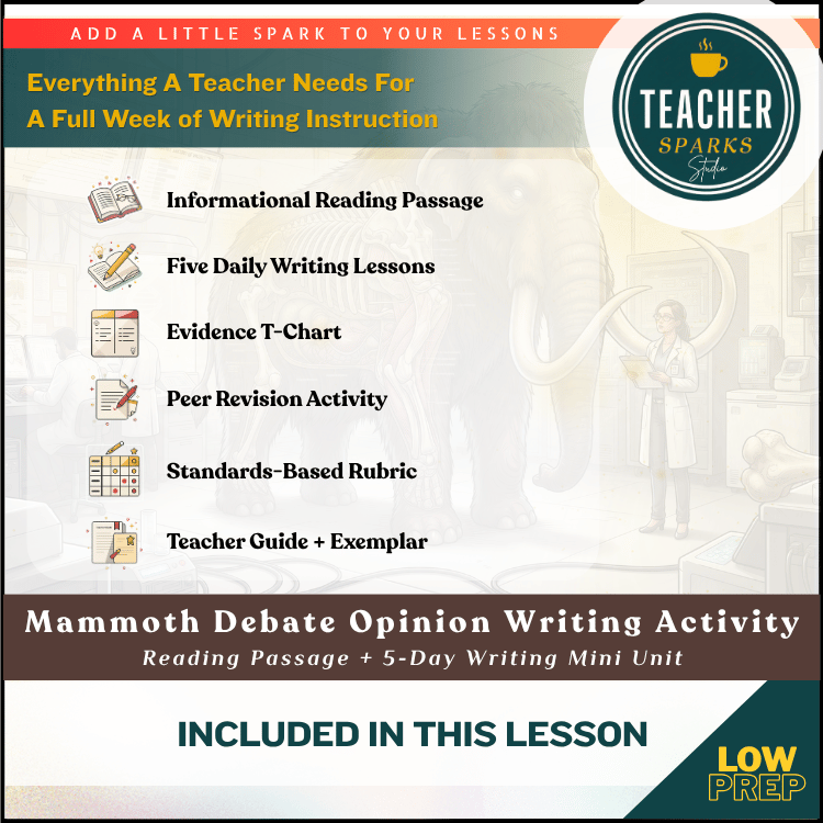 Weekly Writing Sparks: The Great Mammoth Debate