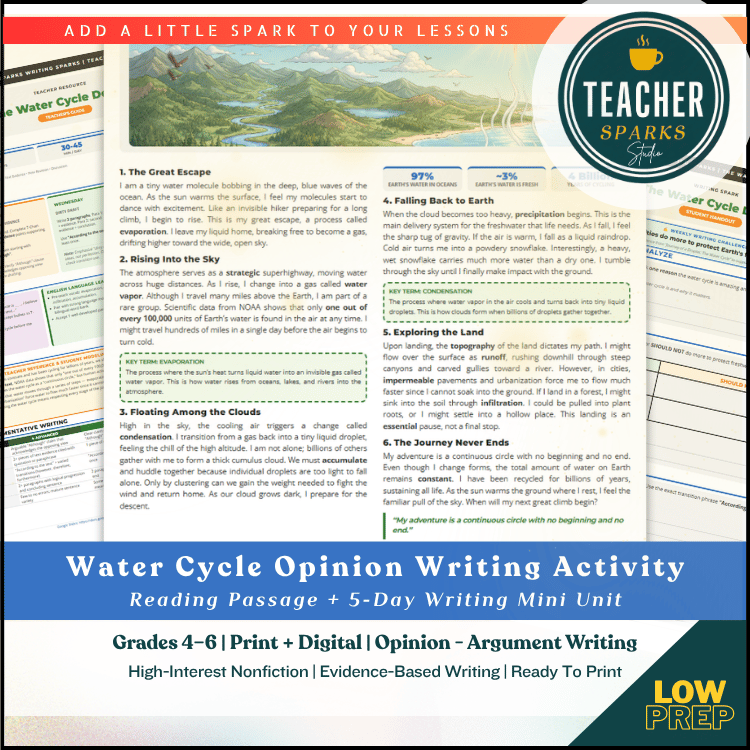 Weekly Writing Sparks: The Water Cycle Debate